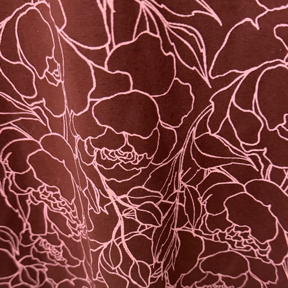 Duluth Trading Co Burgundy Floral Dress - Picture 3 of 3